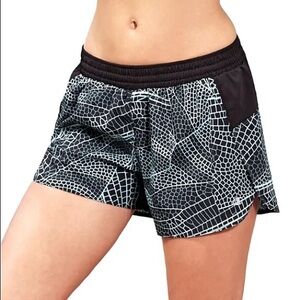 Champion Brand Women's Running Shorts with built in panty, Back Pocket
